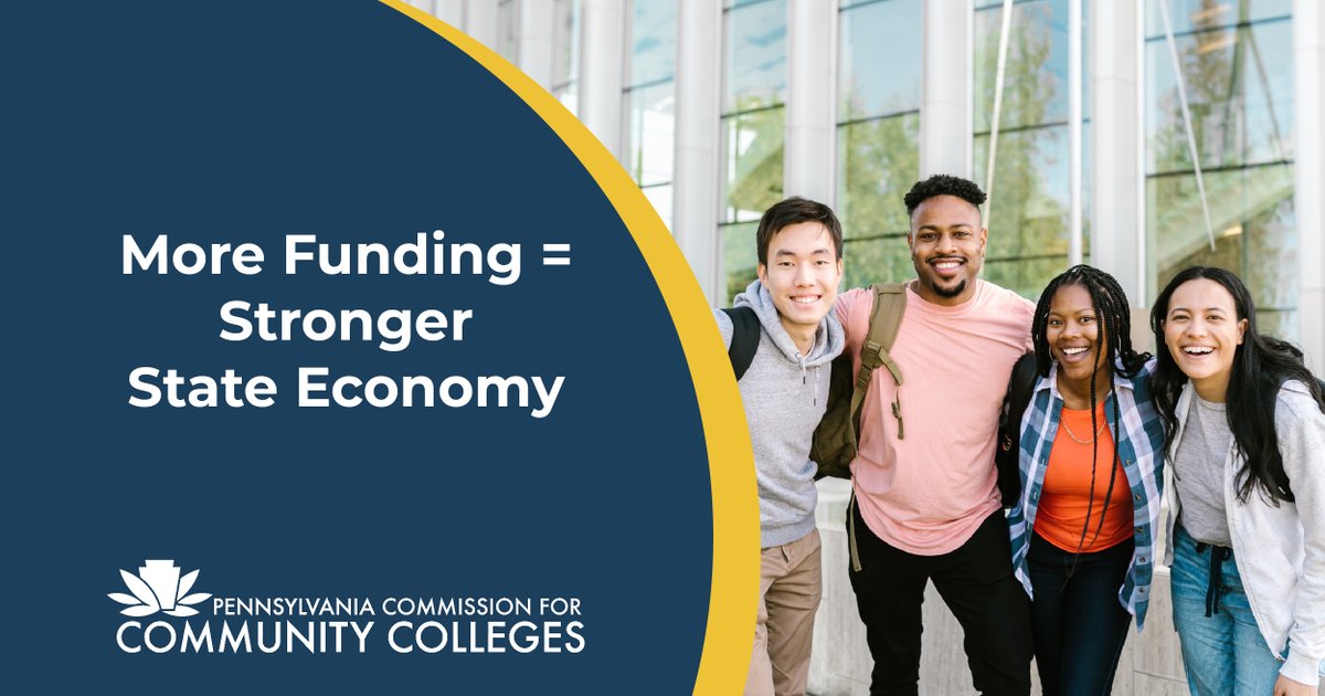 pacommunitycoll's tweet photo. Students &amp; employers are counting on PA to expand its investment in community colleges -- to ensure affordable, high‐quality education and training and to address worker shortages. More public investment for community colleges is vital to PA’s economic vitality! #InvestinPACCs https://t.co/iivuLRwpIW