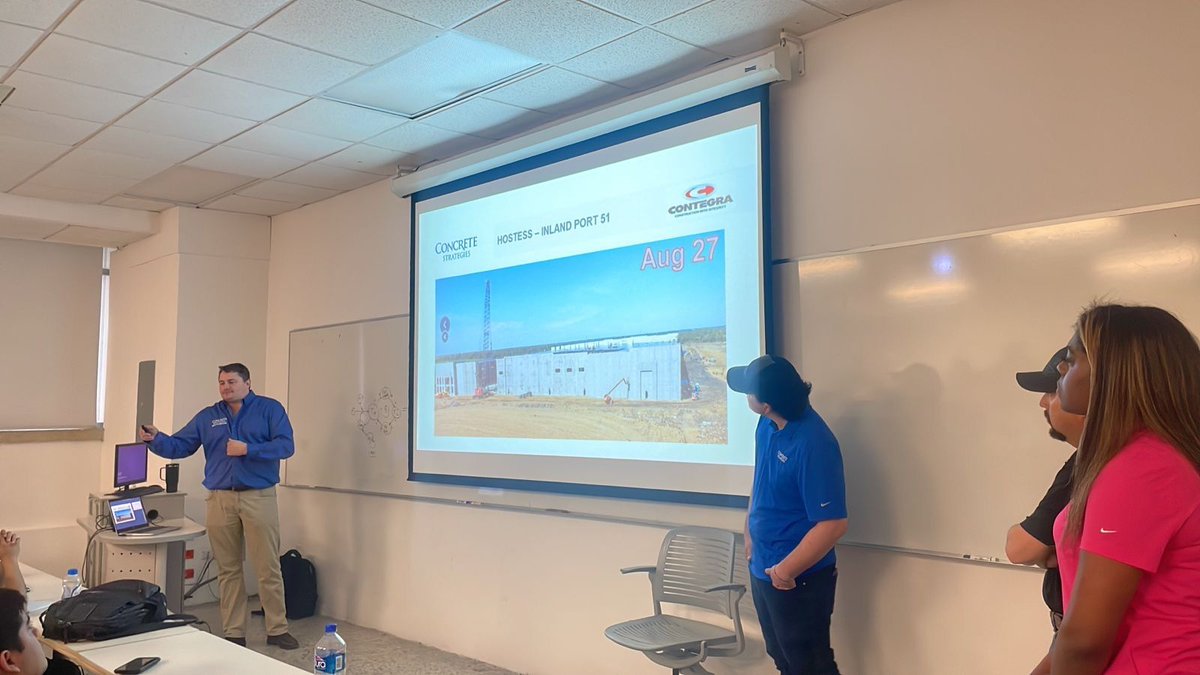 ConcreteStrateg's tweet photo. Our team traveled to Mexico to connect with the Civil Engineering students of Tecnologico de Monterrey and Universidad Autonoma de Chihuahua. We take pride in going above and beyond to meet the best talent. Special thank you to everyone who helped make this trip a success! https://t.co/S0zDCD2Km9