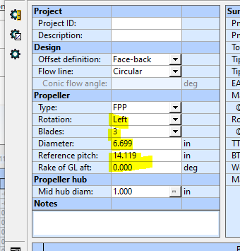 HydroCompInc's tweet image. #QuickTake: There are many ways to edit the data in PropCad - Rotation, Blade Count, Diameter, Pitch, and Rake of GL aft can all be edited and rebuilt. For example, there are smoothing tools accessible from the toolbar to the left of the Sections table and Transform tools.