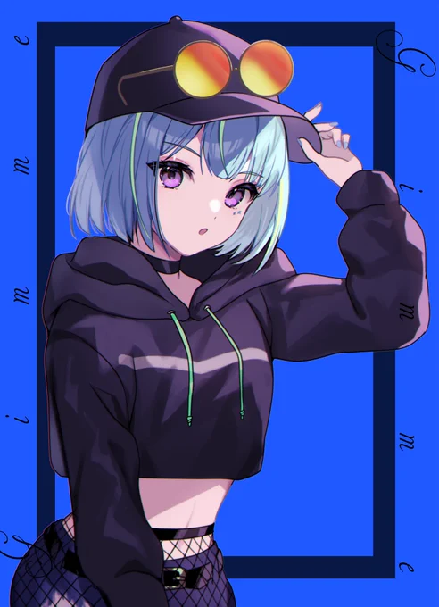 【お仕事報告】石ころの山田。さんと THEe a.k.a インサイドちゃんMark3さんの歌ってみた『 Gimme×Gimme 』のMVイラスト担当しました!おふたりのかっこよくマッチした歌声ぜひ聴いてください〜!! 