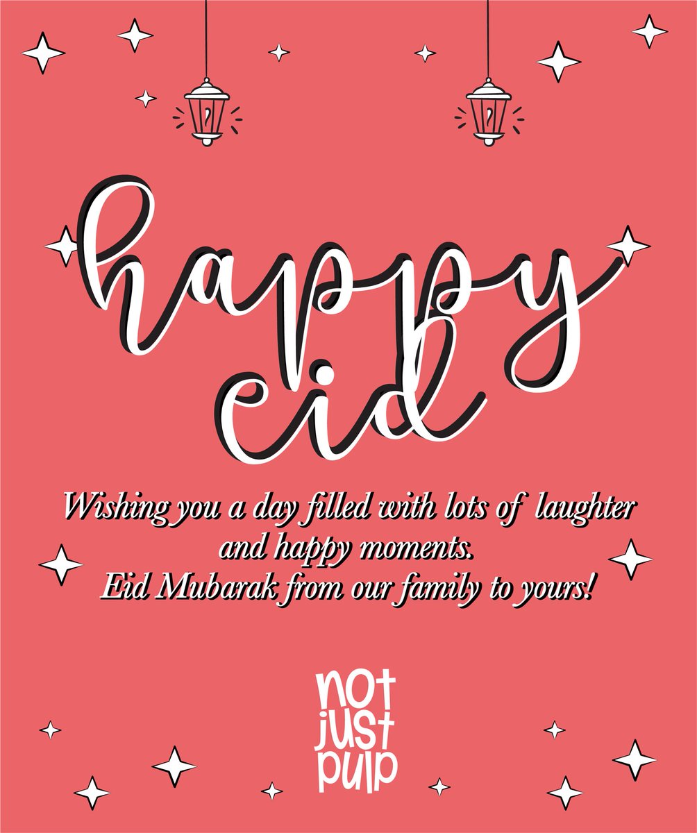 Happy Eid from our family to yours Pulpstar!!! #EidAlFitr2023