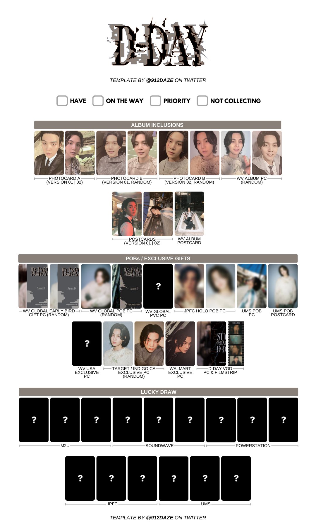 Agust D SUGA ユンギ D-DAY JPFC購入特典 ① mail.simpeg.tegalkota.go.id