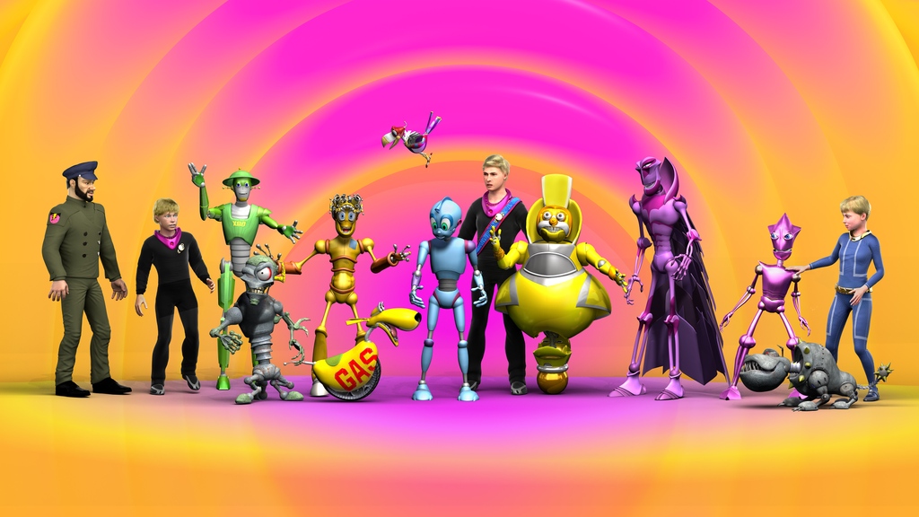 RobotsMarsBooks's tweet photo. Gangs all here! 

From Sparky and X80 to Gurker and The Supervisor, there's no shortage of dynamic characters on Mars!

Who is your kids' favorite hero and villain? Let us know below! https://t.co/qRPDScli03