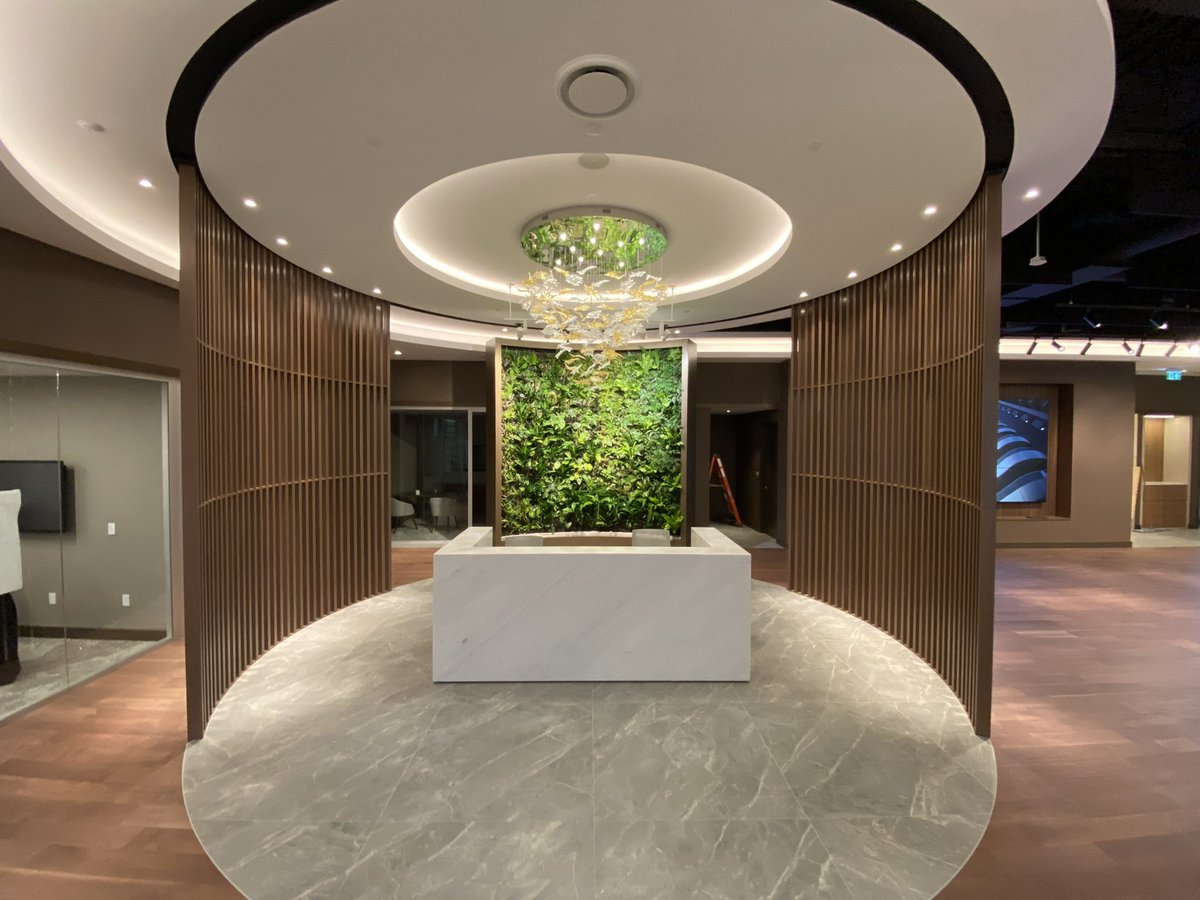 GreenOverGrey's tweet photo. Always looking to push the limits of living wall design, Green over Grey is thrilled to be part of Brivia’s Curv presentation centre. 

With a height of 60 stories, Curv will be both the tallest passive house in the world and Vancouver’s tallest residential tower. Seamlessly blending eco-consciousness with luxury design, Curv sets a new standard for development in the city. 

For the presentation centre, we designed and built a fully custom, freestanding living wall with a unique curved shape. Echoing the lines of the building, the wall welcomes visitors with a green embrace.

#greenovergrey
#livingwall