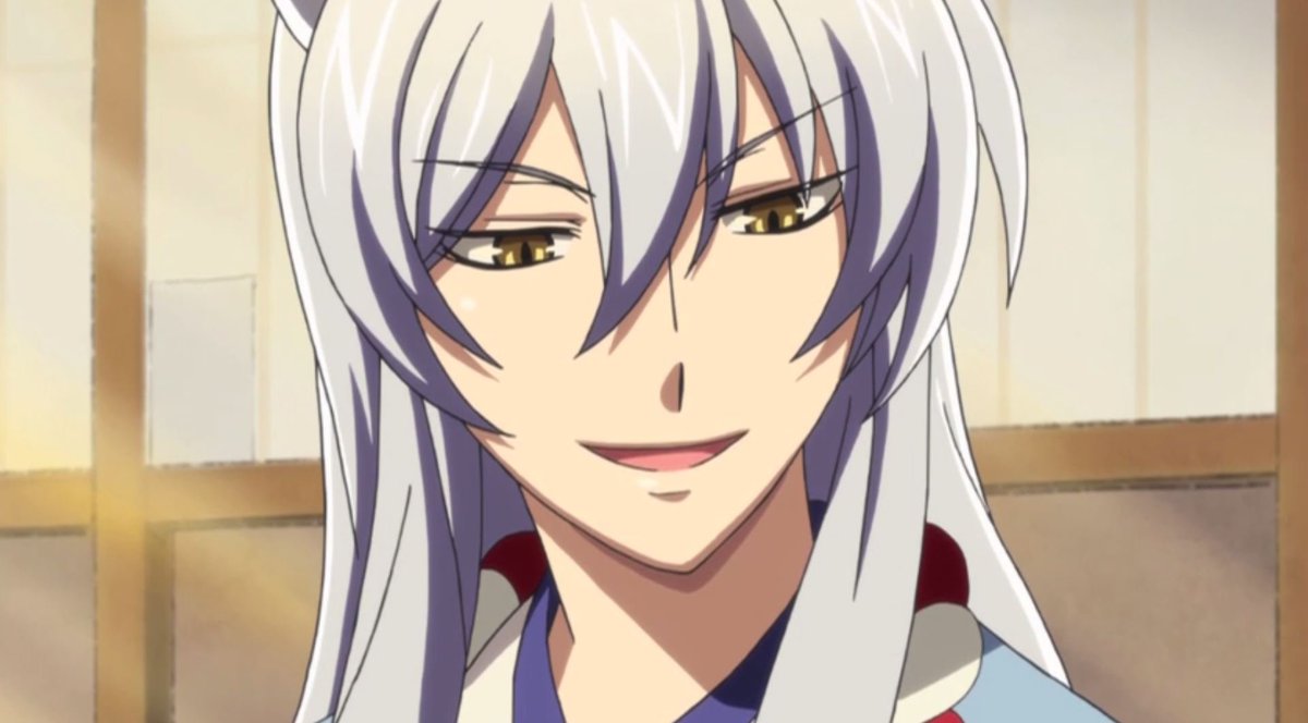 WHCDaily's tweet photo. The white hair character of the day is Kokkuri-san from Gugure! Kokkuri-san. https://t.co/zOttAptaiG