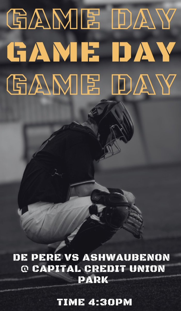 Game Day vs De Pere 

Start Time: 4:30 PM

Starting Pitcher: <a href="/Eason_Hurd/">Eason Hurd</a>