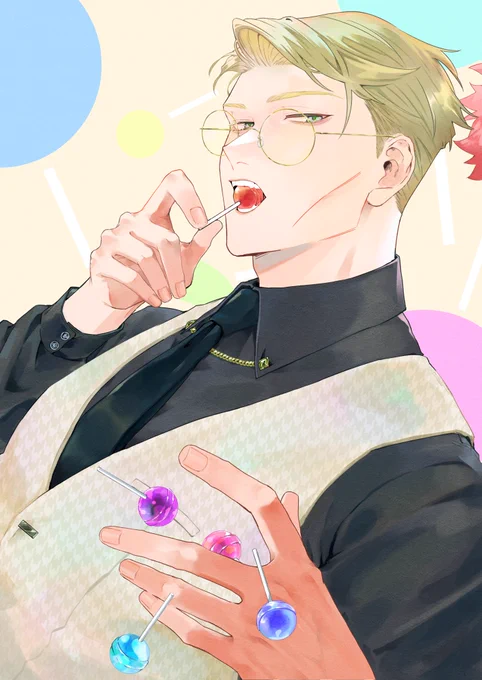 「いたどりくんとわたし」の購入特典ネプリシール用に描いた2人気に入ってる 