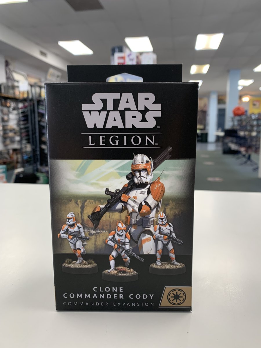 Dream_Wizards's tweet photo. One of everyone's favourites, Clone Commander Cody now joins the fight in Star Wars Legion. Pick up this expansion model today. #starwarslegions https://t.co/UJEykzWP6h