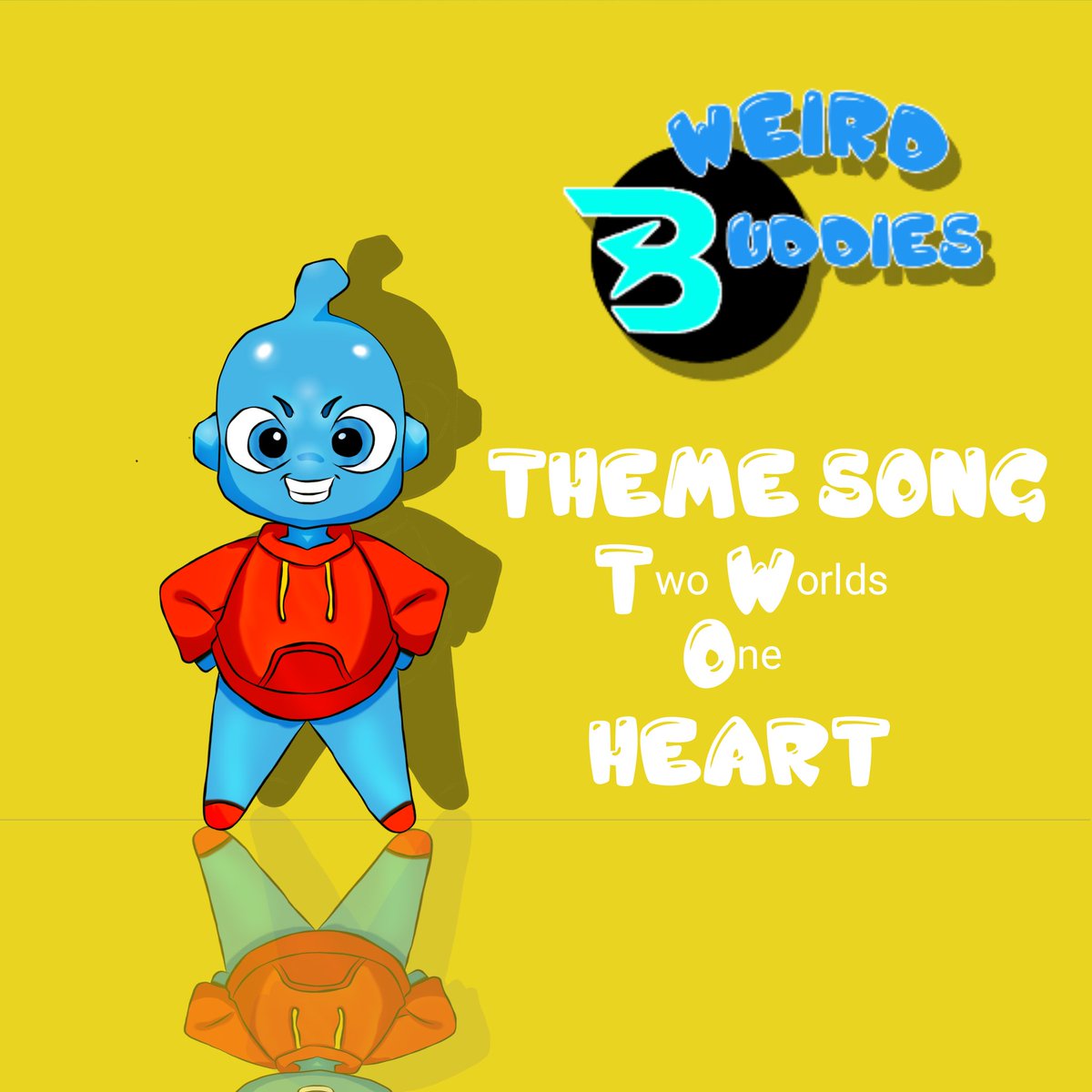 nft_master3131's tweet photo. "Exciting news! 🎉 The theme song instrumental for 'Weird Buddies' is finally here, 'Two Worlds One Heart'! 🎶 I can't wait for you to hear it and join our characters on their adventures. Stay tuned 4 more updates! #WeirdBuddies #AnimeMusic #TwoWorldsOneHeart #NFTs #SneakPeek https://t.co/Axoa80xqSw