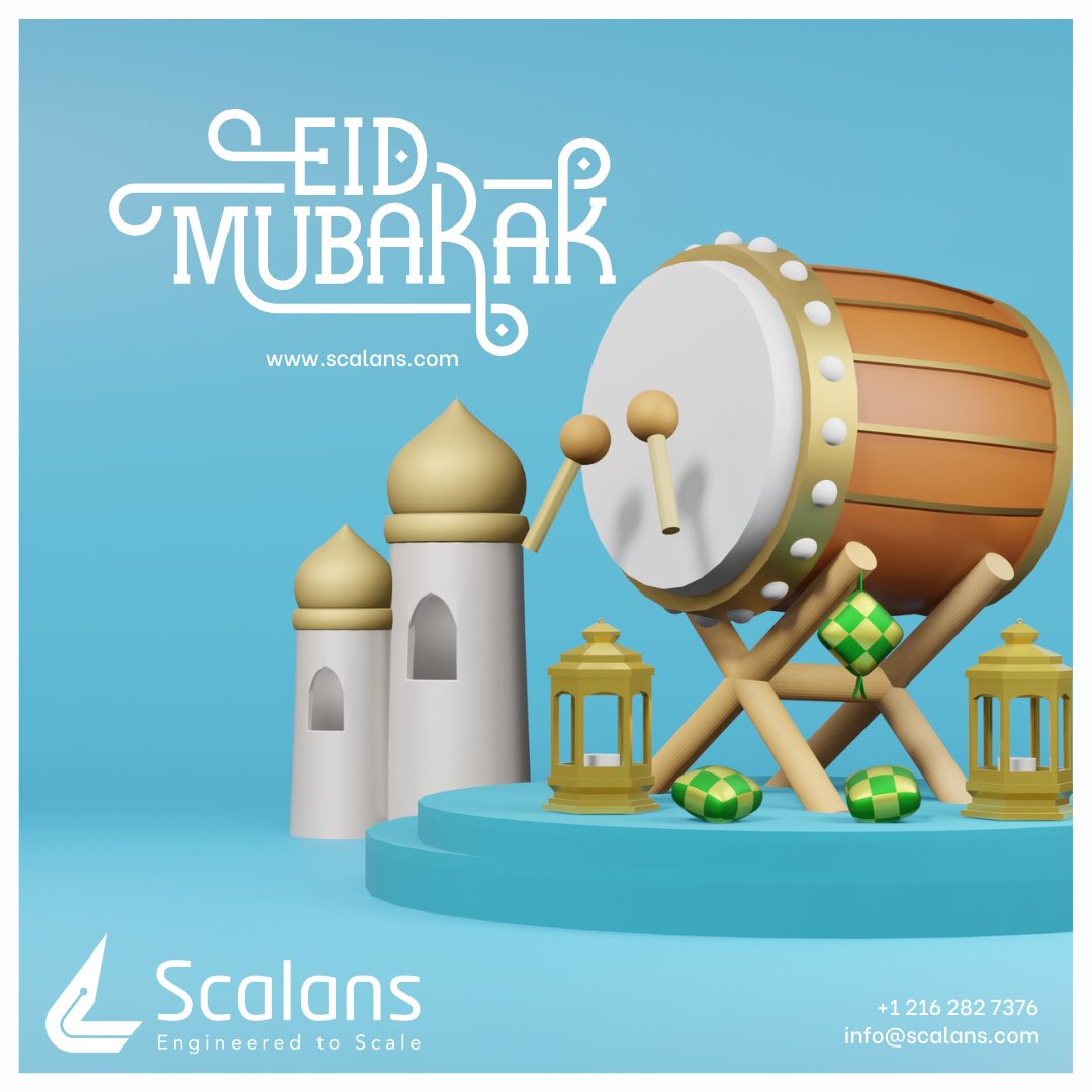 ScalanLabs's tweet photo. Eid Mubarak to all those celebrating! 

May this auspicious occasion bring joy, peace, and prosperity to your homes and communities.
.
.
.

 #EidMubarak #EidAlFitr #ScalanLabs #Eid2023🌙✨🕌 https://t.co/3t7vqcgDmr