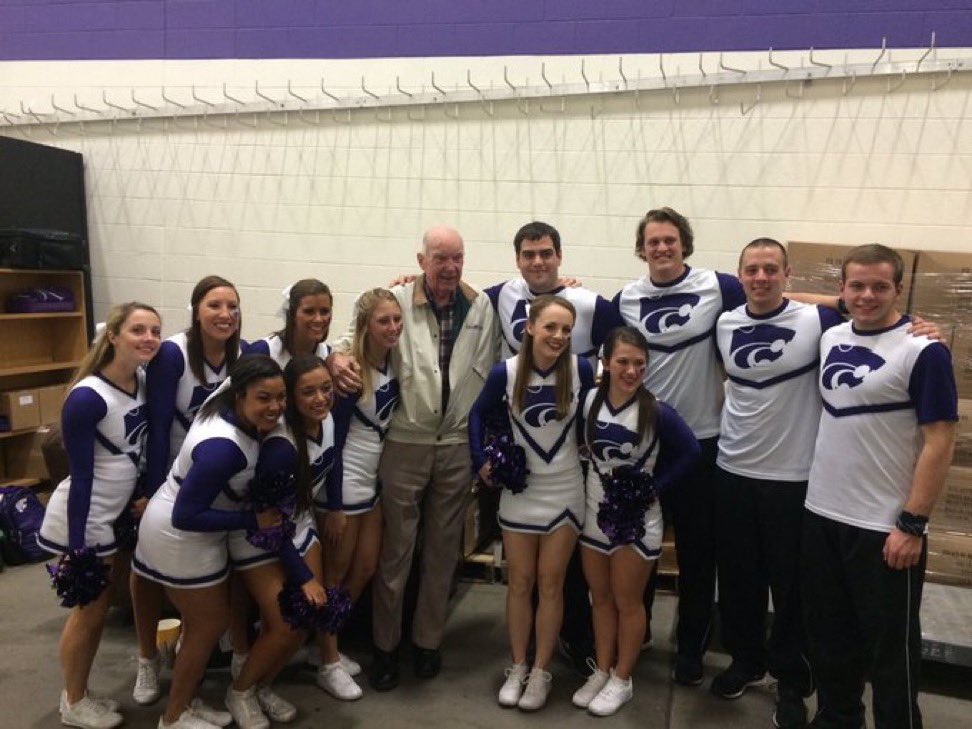 BoscoesBoys's tweet photo. Rest in Peace to Mr. K-State: Ernie Barrett. An All-American basketball player, a game changing Athletics Director, and the best of all K-State fans, there will not be any better Wildcats than him. https://t.co/LQElR5vVQq