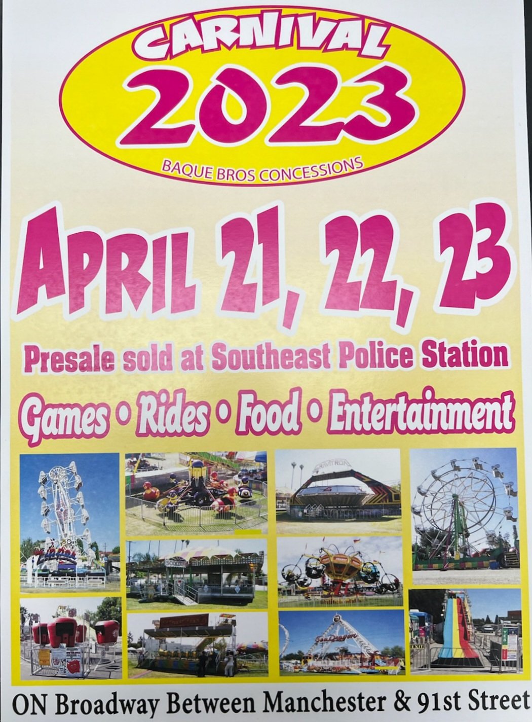 LAPD Southeast on Twitter "Carnival starts today!!! Don't to
