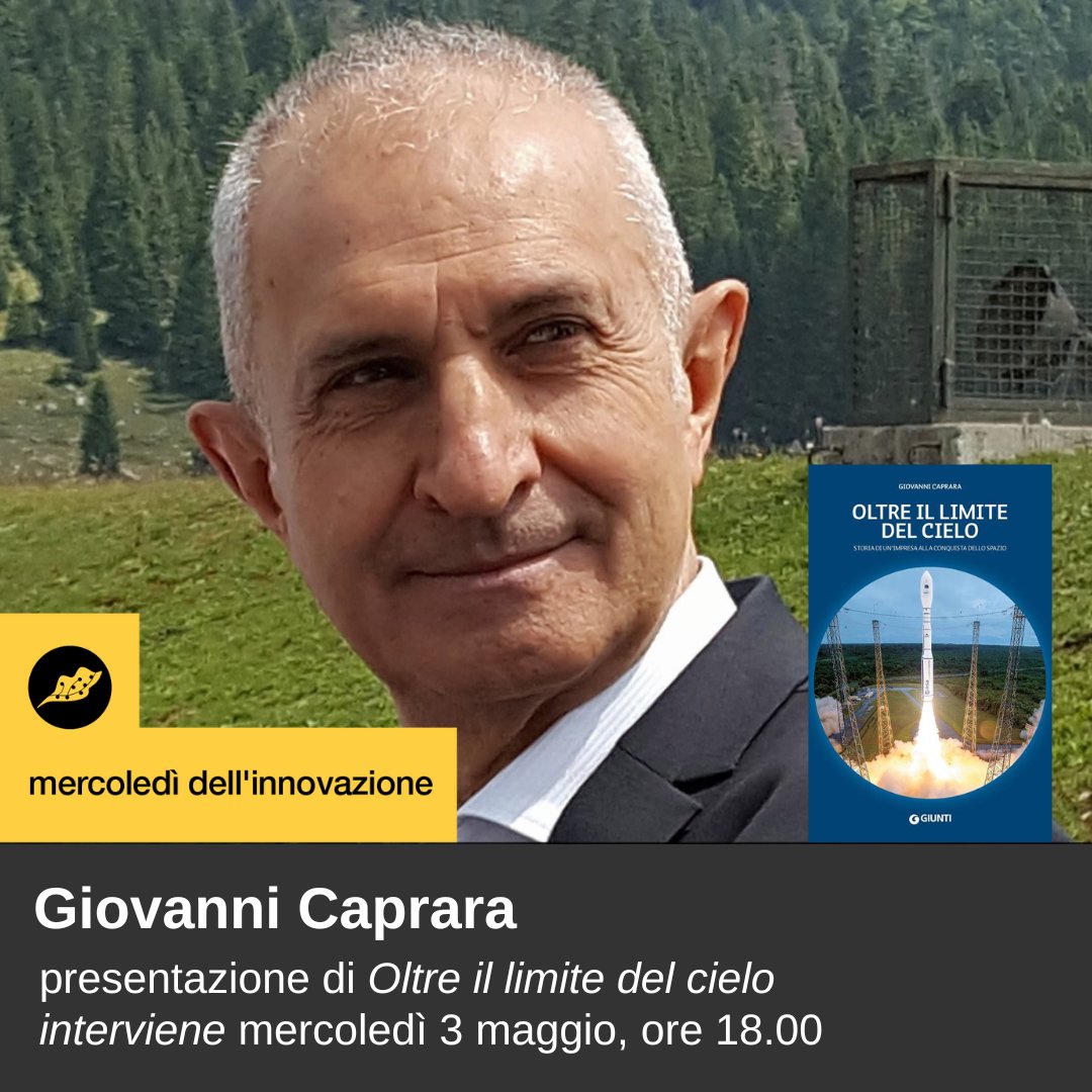 🟡 Partecipa all'incontro con l'autore @giovannicaprara!
 
📚 Presentazione del libro 'Oltre il limite del cielo. Storia di un'impresa alla conquista dello spazio' (@GiuntiEditore)
 
👉Ingresso previa prenotazione: librerieitalypost.it/tc-events/oltr…