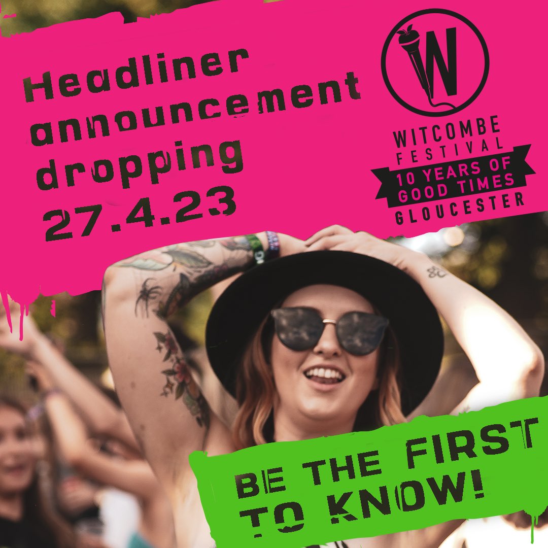 HUGE announcements coming 10am next Thursday💥 #witcombe #witcombefestival #ukfestival #ukfestivals #gloucester #gloucestershire #ukmusic #lineup