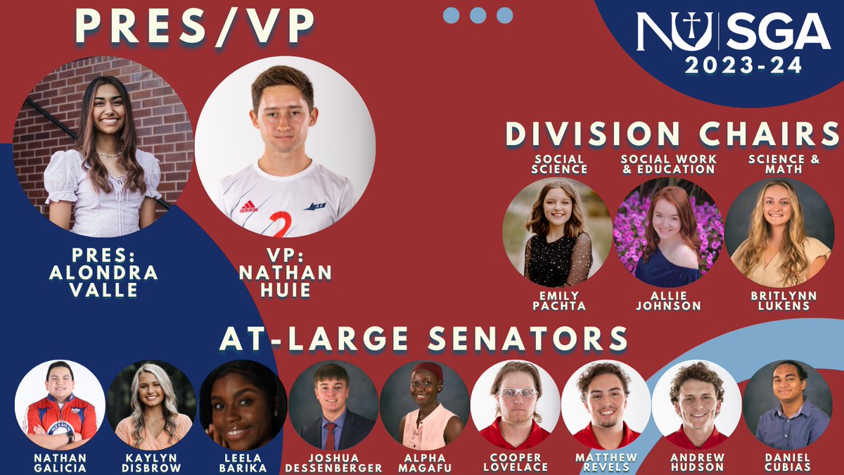 SGANewman's tweet photo. Now announcing your new 2023-24 SGA senate!! https://t.co/Rv5OKfeo2U