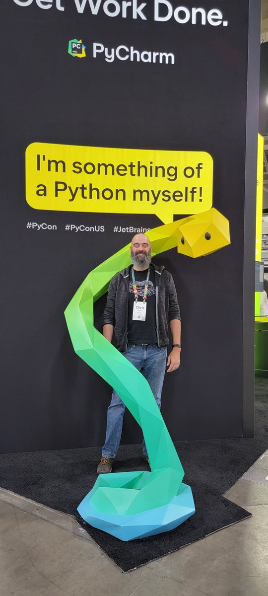 Oh hi @pycharm 🥰🤣
#pyconus2023