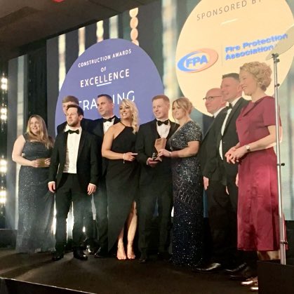 nfbuilders's tweet photo. WINNERS @dgbuildersltd 🏆 Congratulations on your Training Initiative #ConstructionAOE and thank you to award sponsor @TheFPA_UK https://t.co/iyyt9uSmeM