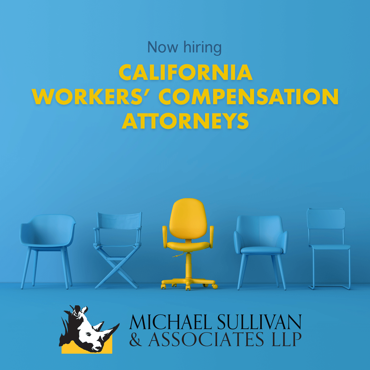 sullivanattys's tweet photo. MS&A currently has positions open for experienced workers' comp attorneys at several of our California locations! https://t.co/Ht3DKRQuCg
#NowHiring #WorkersCompAttorney #WorkersCompLawyer #RemoteWork #Telework https://t.co/25j7nYyNmf