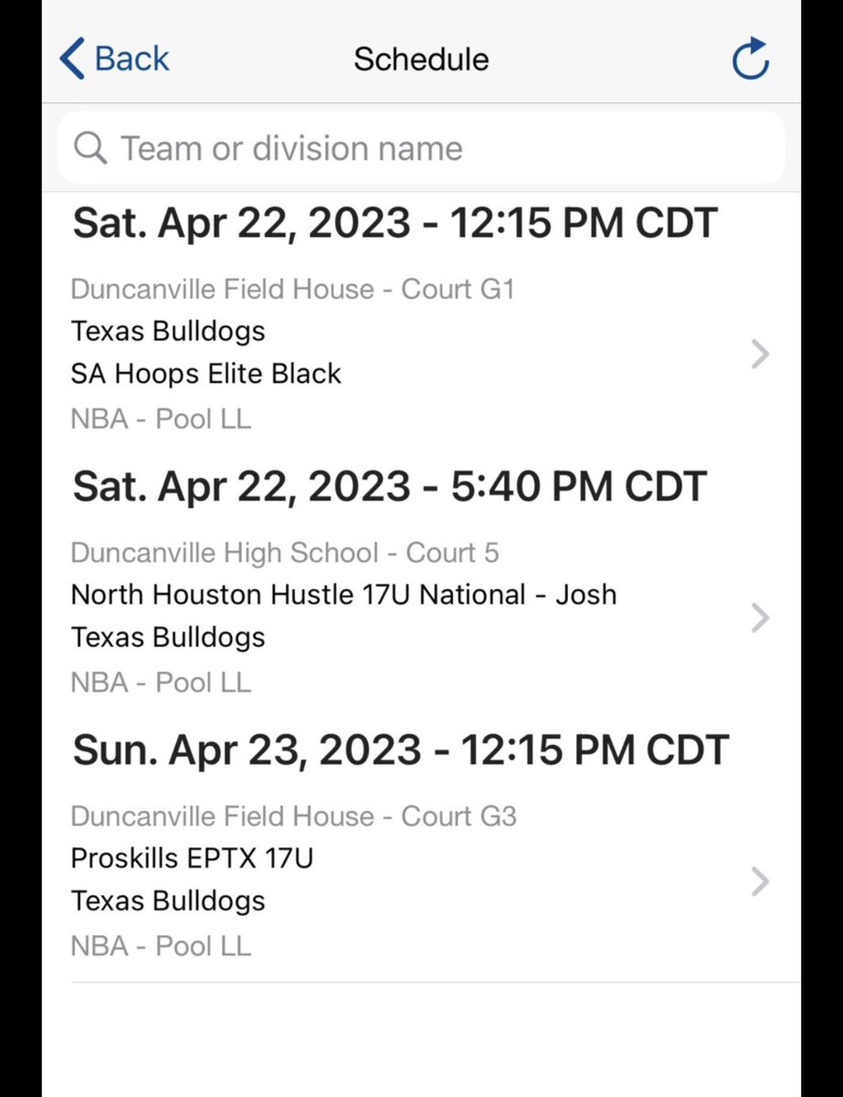GASO Duncanville here we come. 
SA Hoops Elite Black