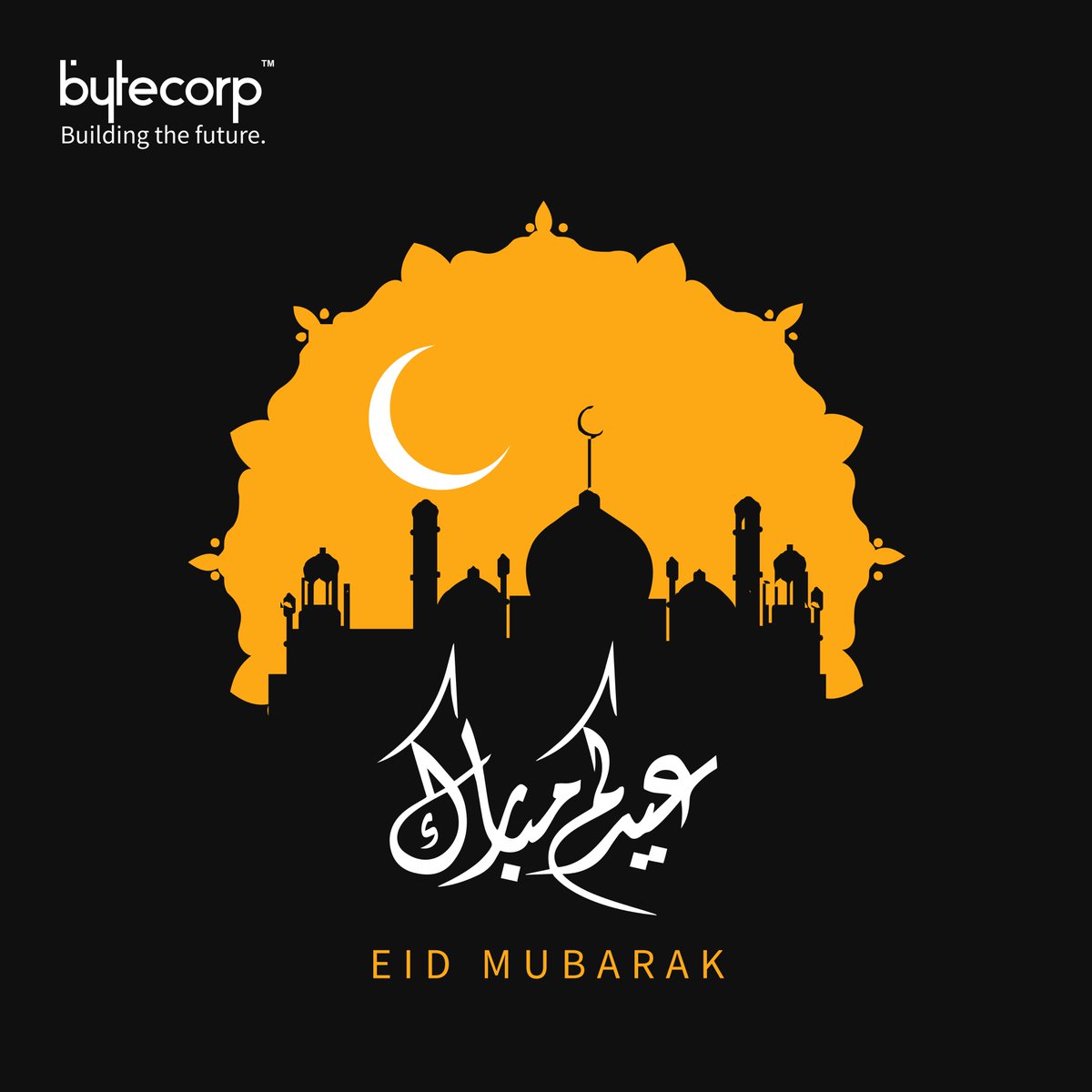 ByteCorp's tweet photo. Eid Mubarak from all of us at ByteCorp!

#eid2023 https://t.co/xpt7KBZjCz