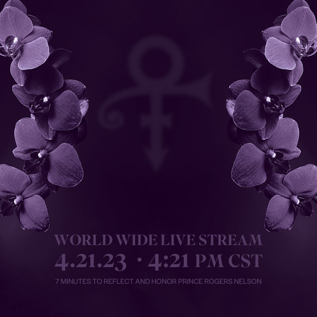 Today at 4:21PM we will come together from all over the world to reflect and honor Prince Rogers Nelson. #PRINCE4EVER