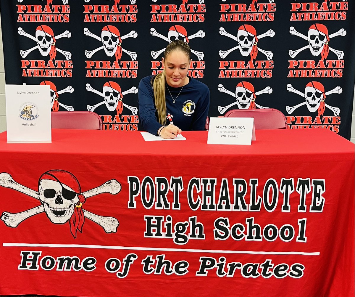 Port Charlotte High signings
Caleb Campos, Baseball/Basketball/Golf, Saint Joseph College of Maine
Austin Turner, Fishing, Catawba Valley Community College
Jaylyn Drennon, Volleyball, St. Petersburg College
<a href="/PirateNationPC/">PC Pirate Athletics</a> <a href="/PCHSPiratesVB/">PCHS Lady Pirates Indoor & Beach Volleyball</a> <a href="/PCpiratebball/">PCHS Pirate Basketball</a> <a href="/htpreps/">Herald-Tribune sports</a>