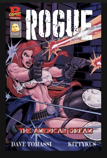 Dave84891465's tweet photo. These amazing homage covers will be available on all 3 platforms when Rogue The American Dream 120 pg graphic novel launches in July @Simon_Pothier @MikeMcMahon74 @_Kittykus_ #Comicforeveryone #indiecomics #KickstarterReads #indiecomicday #comicbook #comicbookart https://t.co/XQDo6DoEH6