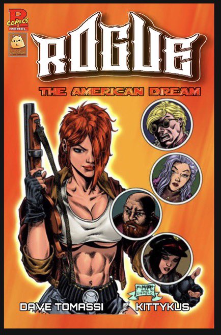 Dave84891465's tweet photo. These amazing homage covers will be available on all 3 platforms when Rogue The American Dream 120 pg graphic novel launches in July @Simon_Pothier @MikeMcMahon74 @_Kittykus_ #Comicforeveryone #indiecomics #KickstarterReads #indiecomicday #comicbook #comicbookart https://t.co/XQDo6DoEH6