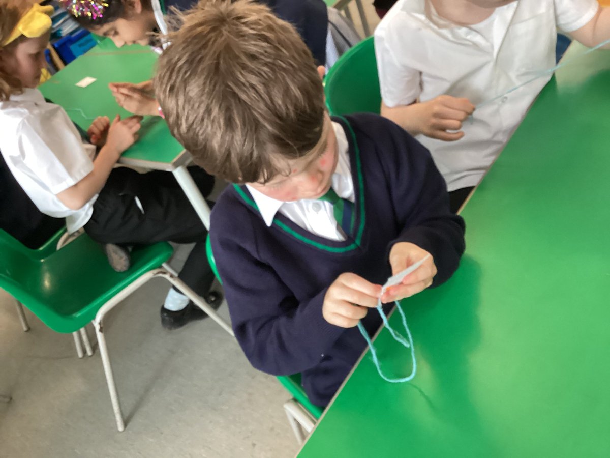 Year2TLTPA22's tweet photo. A tricky afternoon in DT starting our new textiles project. We needed tons of resilience when threading a needle, tying knots and trying a running stitch!#LtpaDT #DT @BrightFuturesET https://t.co/YuMjMAw9It