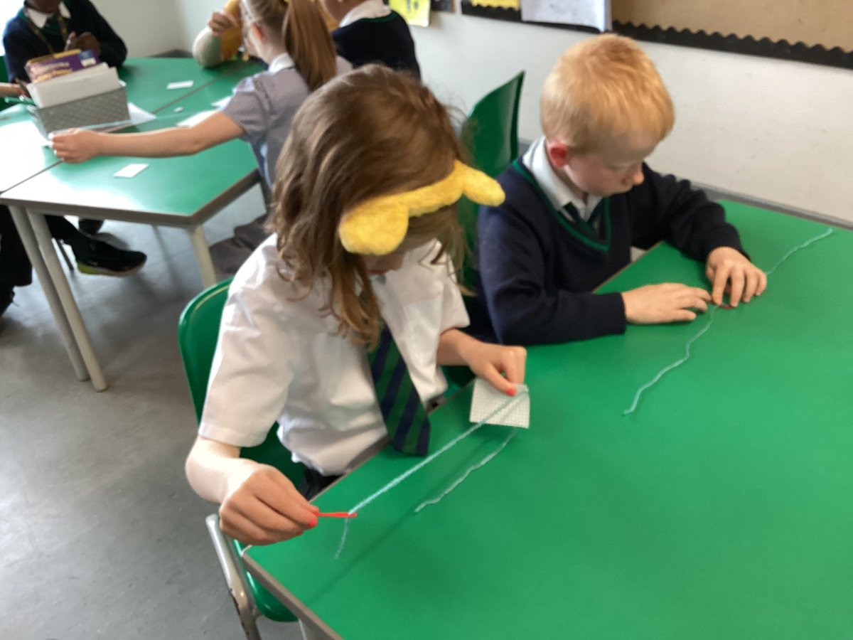 Year2TLTPA22's tweet photo. A tricky afternoon in DT starting our new textiles project. We needed tons of resilience when threading a needle, tying knots and trying a running stitch!#LtpaDT #DT @BrightFuturesET https://t.co/YuMjMAw9It