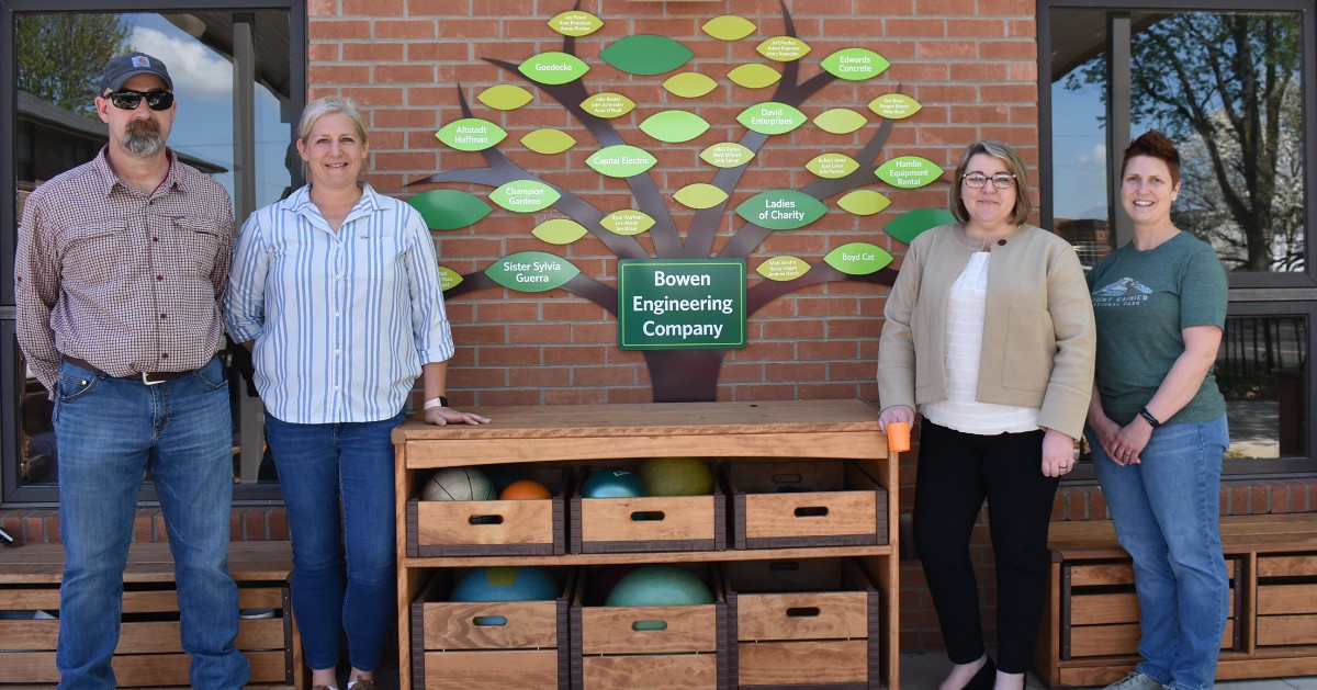 stvincentelc's tweet photo. 🌞 We had a beautiful dedication and ribbon cutting ✂️ last Friday for our new Outdoor Toddler 🍃 Nature Playground. @BowenEngineeri1 @evvregion
#earlylearning #excellence #nature #children #families #SVELC #donate #volunteer #strongcity #DaughtersOfCharity #LadiesOfCharity https://t.co/bZsHsT7Qa7