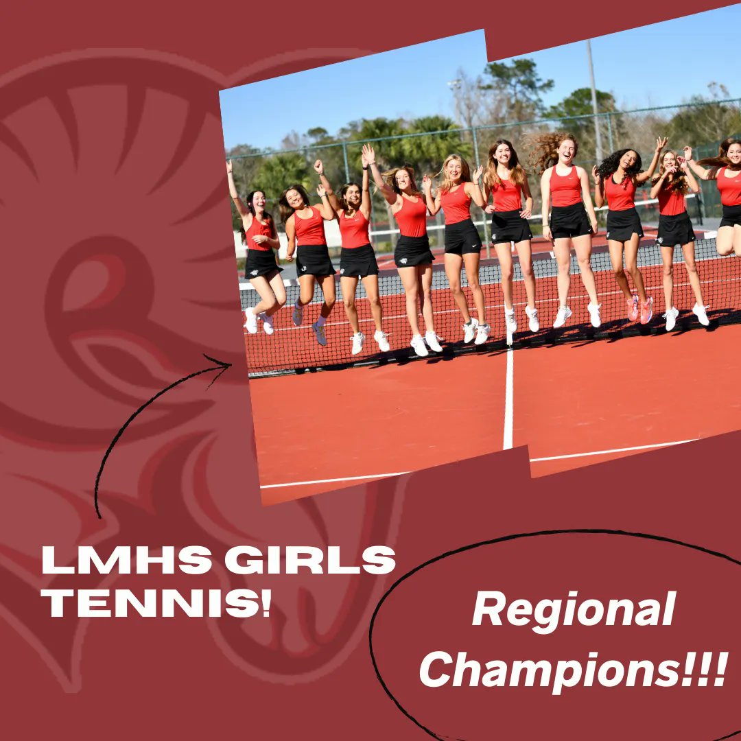 The girls tennis team beat Winter Park 5-0 to win the regional final! The will play in the state tounament Wednesday, April 26 at Sanlando Park. Special congratulations to Jessica Maras, Anika Kinnear, Jocelyn Mery, Claire Najjar, and Nyliam Gazze.