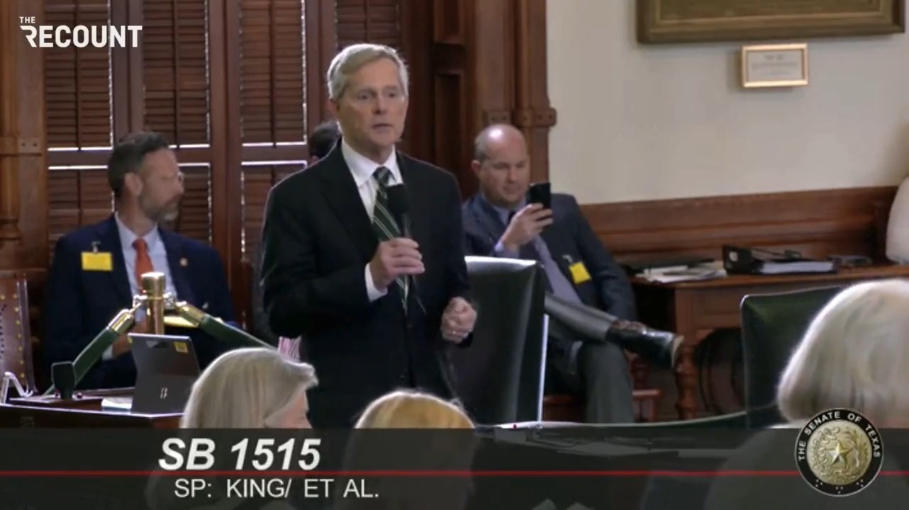 The Recount on Twitter "The Texas State Senate on Thursday passed SB
