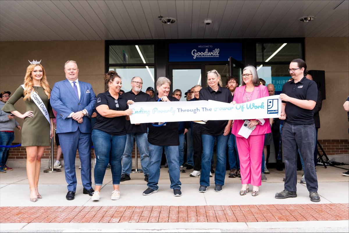 TimONealCEO's tweet photo. Very proud of the @GoodwillMV team for making the grand opening of our new store in beautiful Sykesville, #Maryland a reality.

I hope the entire community comes to this new location, or your nearby Carroll or Frederick County #Goodwill store, to shop our great selection of goods or to donate your gently used items.

Your engagement is the reason we are able to create jobs in the local economy; support The Platoon Veteran Services Center (VSC) at Goodwill; provide comprehensive career development support; and also keep items out of landfills. We are more than a store!

#Grandopening #Goodwill #Shopping #Donate #morethanastore

https://t.co/lxg35bCMcp

https://t.co/JFOjAlmriz

https://t.co/RGaLIQKCHC