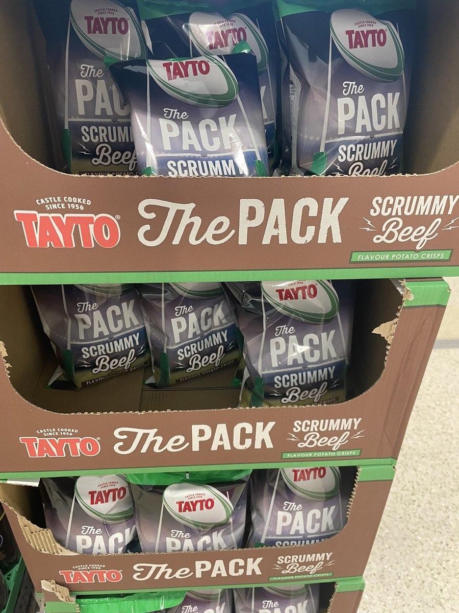 Each time I see these crisps I think they’re pouches of dishwasher tabs.