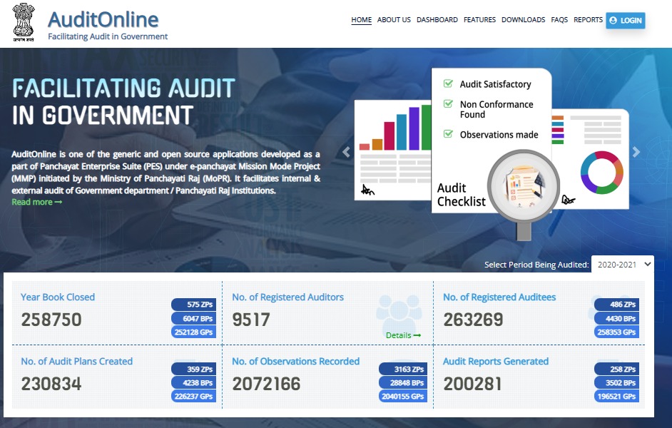 mopr_goi's tweet photo. #AuditOnline achieves another milestone!
2 lakh Panchayat Audit Reports generated for the period 2020-2021.
#Transparency #DigitalGovernance #FinancialManagementSystem https://t.co/aMgbzxIrF5