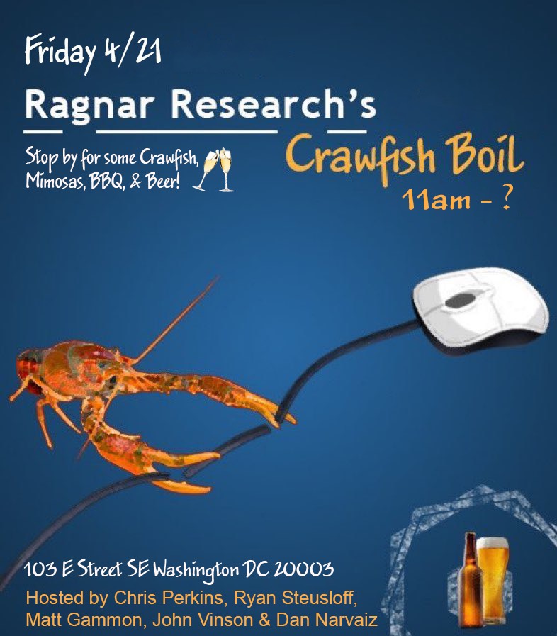ragnarresearch's tweet photo. Today is the day! 🥂🍻 c'mon by https://t.co/mMrNoKYV3S