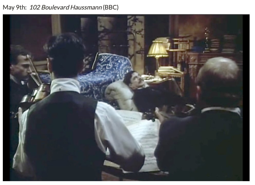 ProustCenterNYC's tweet photo. #PROUST Spring Film Festival!
May 9th: “102 Boulevard Haussmann” (BBC)
#JeffersonMarketLibrary 6-7:30pm
Register HERE: https://t.co/jMHn70pVYG
"Proust becomes fascinated by a string quartet's viola player...a wounded serviceman home from the front.” @BBC @ProustCenterNYC https://t.co/ANG40IGv47