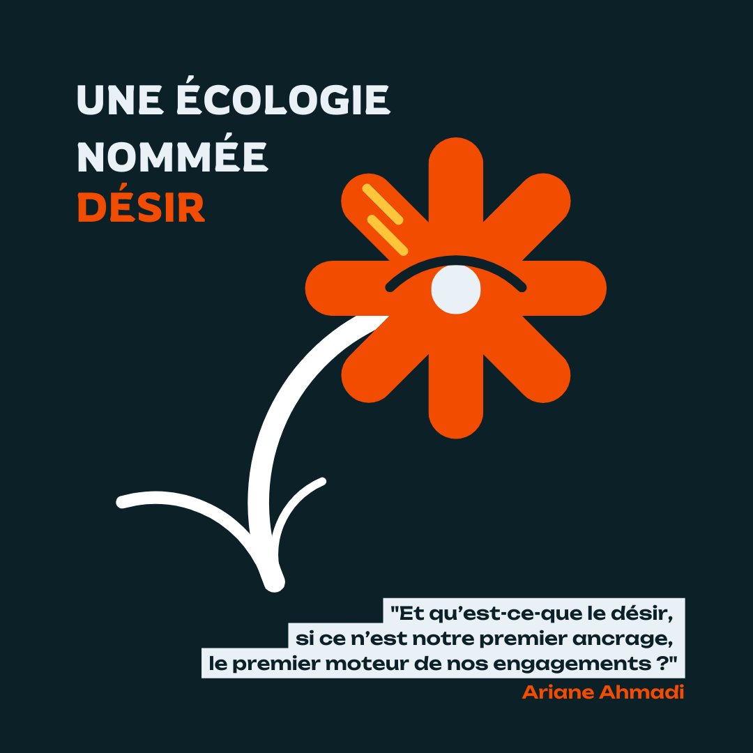 💥 Nouveau texte d' <a href="/AhmadiAriane/">Ariane AK</a> sur la nécessité d'aborder la question du Désir en Écologie ! Une approche originale et trop peu discutée.
Texte intégral disponible sur notre site: lecologieculturelle.fr/post/un-territ…