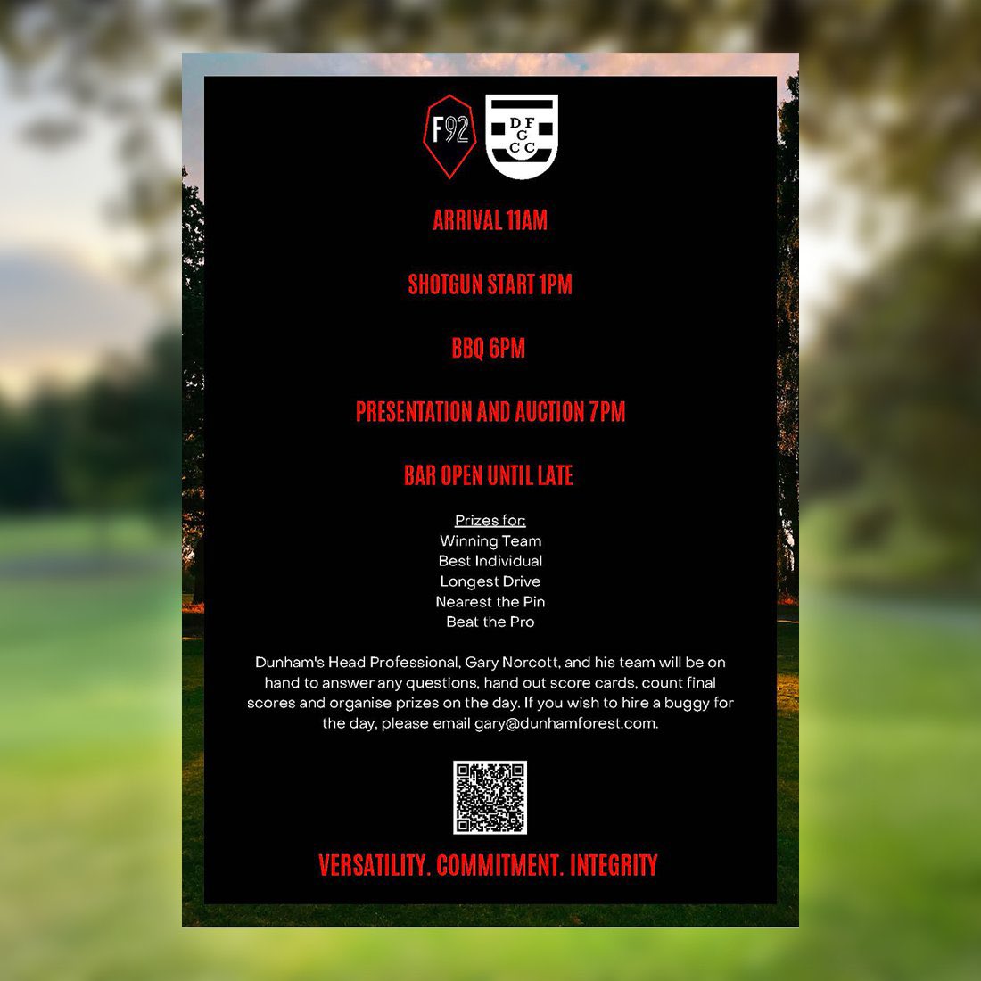 SalfordCity_FDN's tweet photo. Foundation 92's inaugural charity golf fundraiser is just around the corner, and there are only four spaces left for this exclusive event! 🏌️‍♂️🎉

To secure your place, email: Tom.Hutton@Foundation92.co.uk.

#Classof92 #DunhamForest https://t.co/Ge1qQ46mE4