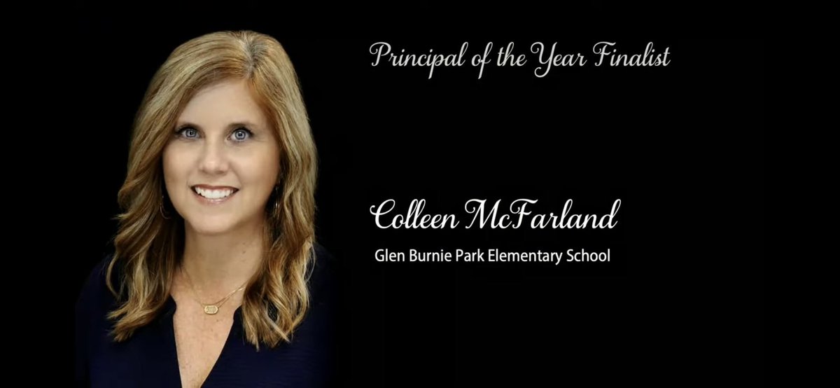 Congratulations again to Mrs. McFarland for being recognized at last night’s Excellence in Education awards as a Principal of the Year finalist. You’re number one in our hearts! 💚🐯🍍<a href="/colmcfarland/">Colleen McFarland</a> <a href="/AACountySchools/">AACPS</a> <a href="/LisaLeitholf/">Lisa Leitholf</a>