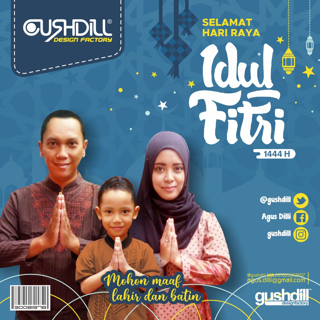 gushdill's tweet photo. Lebaran pertama tahun ini tanpa didampingi oleh istriku Almarhumah Dilla Yusticia 🤲🏼🙏🏼 moga husnul khotimah, Al-Fatihah, aamiin YRA

Selamat Hari Raya
IDUL FITRI 🙏🏼🕌
(1 Syawal 1444 H)
"Mohon maaf lahir &amp; batin"

@gushdill Famz
(Agus, Kafka &amp; Almh. Dilla)
#Lebaran2023 #idulfitri https://t.co/LtIoKcoaGd
