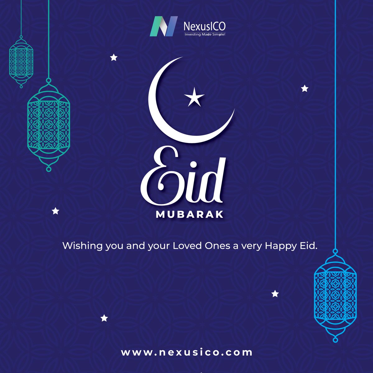 nexusico's tweet photo. Eid Mubarak to you all! May this special day bring peace, happiness, and prosperity to everyone! ✨

#nexusico #cryptocurrency #bitcoin #crypto #blockchain #ethereum #btc #forex #money #trading https://t.co/csC4u8HrKj