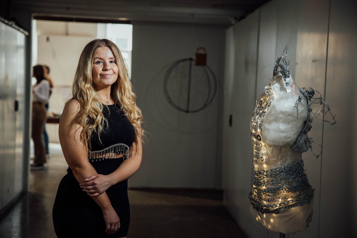 MICLimerick's tweet photo. A visual arts exhibition prepared by fourth year MIC students explores topical issues such as fast-fashion, the digital world and excessive food miles. 

You can read more about this and see a selection of the projects by clicking here: https://t.co/xrkRiIxR7m https://t.co/XmkKJzjaq5