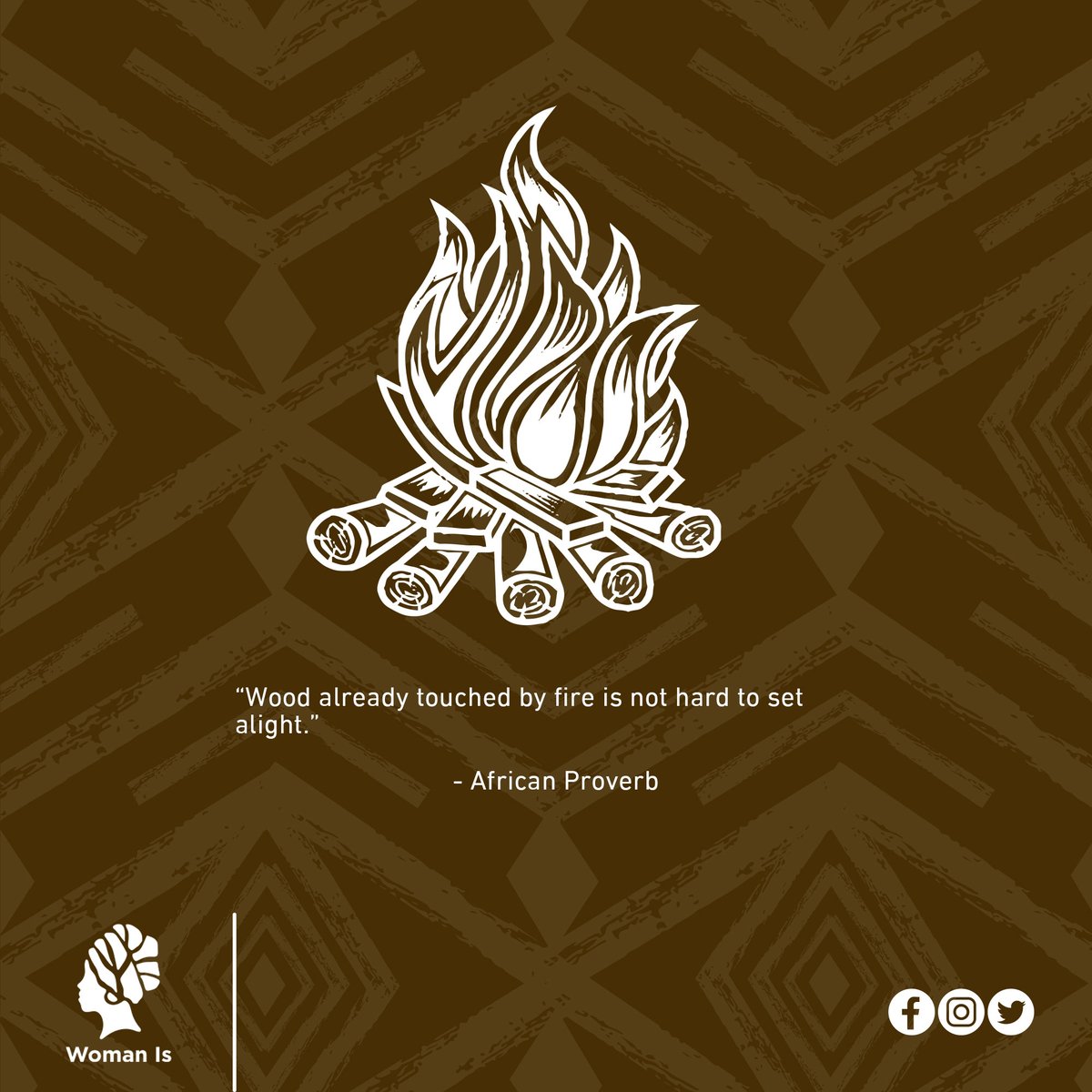 WomanIs_'s tweet photo. We love how so much can be said in such a short sentence. And how wonderful is it that the meaning will differ from person to person? What does this African proverb mean to you personally?

#WomanIs https://t.co/EYj4H63csO