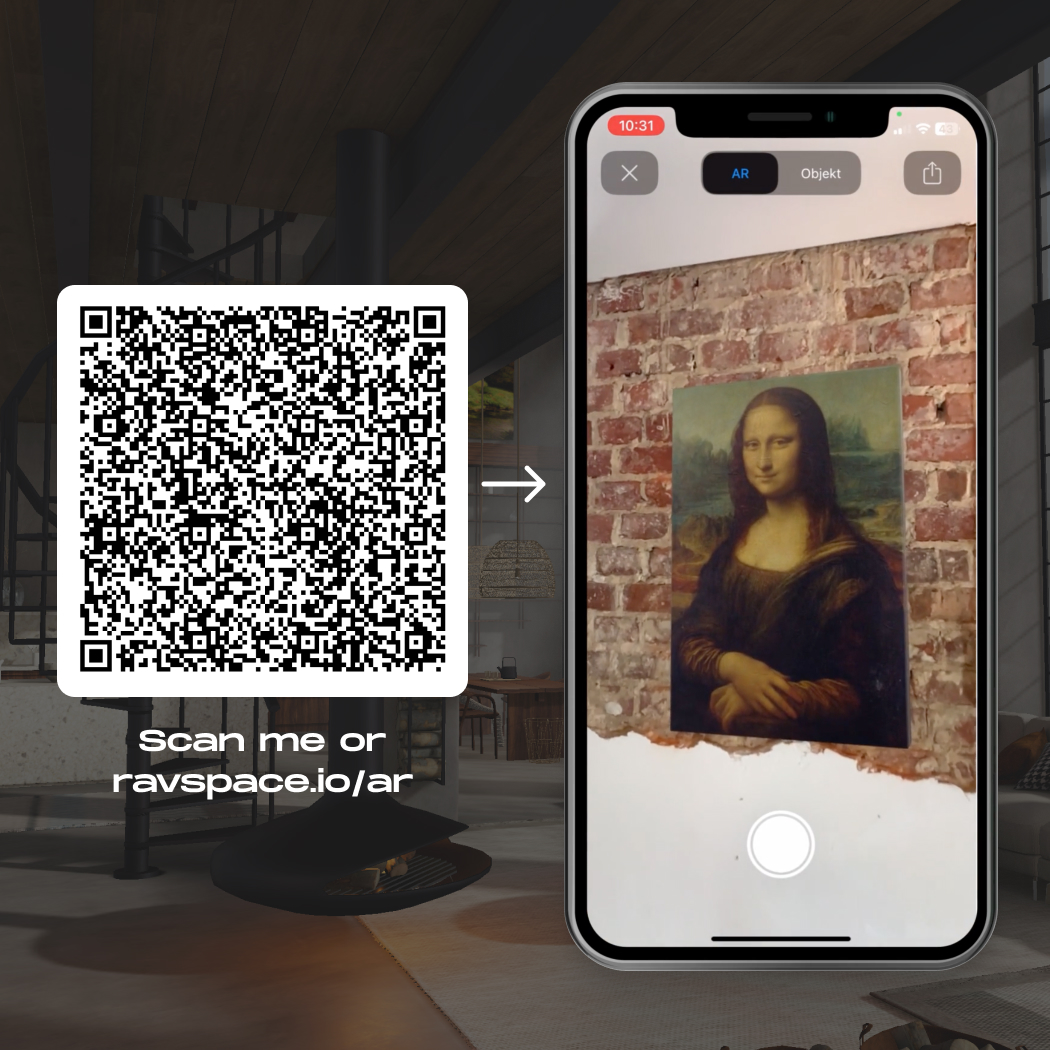 ravespaceio's tweet photo. Scan this QR and check out our AR Painting Placer addon for our virtual spaces! 🖼️

Or find the link on https://t.co/q6pOiMLsDs https://t.co/3Wl9V6p0dW