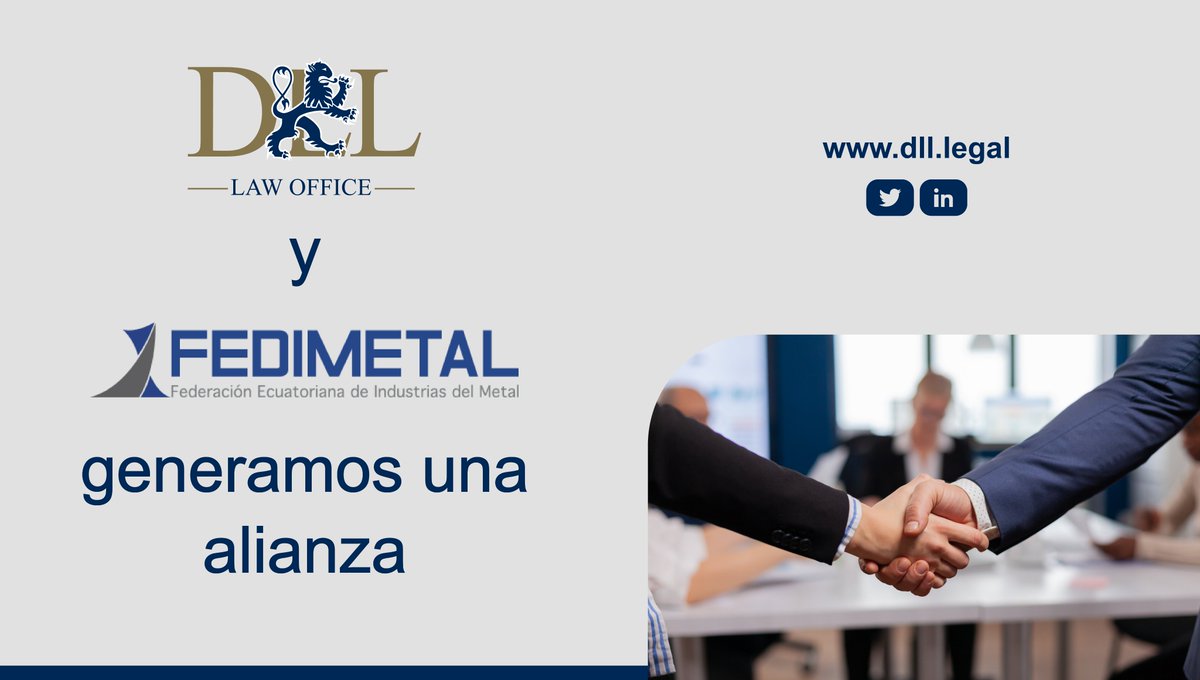 #DLLAbogados y <a href="/Fedimetal1/">Fedimetal</a> generamos una alianza para atender las consultas legales de sus afiliados🤝🏻
Seguimos aumentando socios estratégicos 👍🏼
#EquipoDLL
#LaLegitimidadEnLaLey