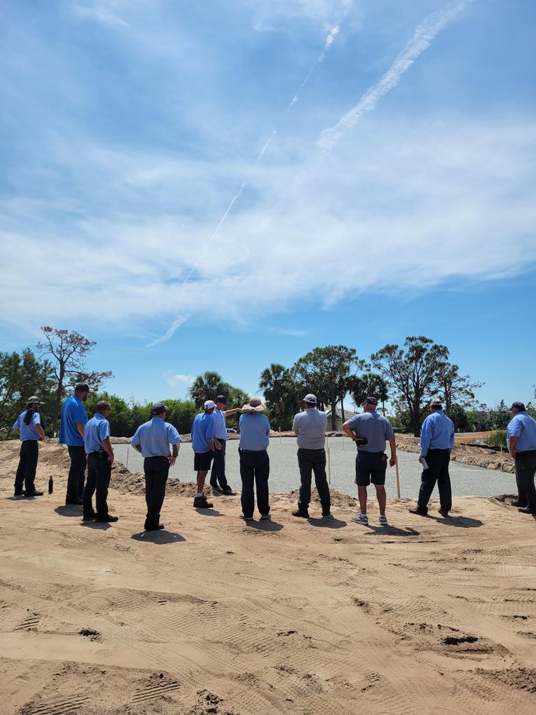 Rahzturf's tweet photo. Teamwork makes the dream work! It's field trip Friday @golf_lemon to discuss the processes and progress! 
#GCSAA #Golf #LTF https://t.co/Ej76Uy5VNw