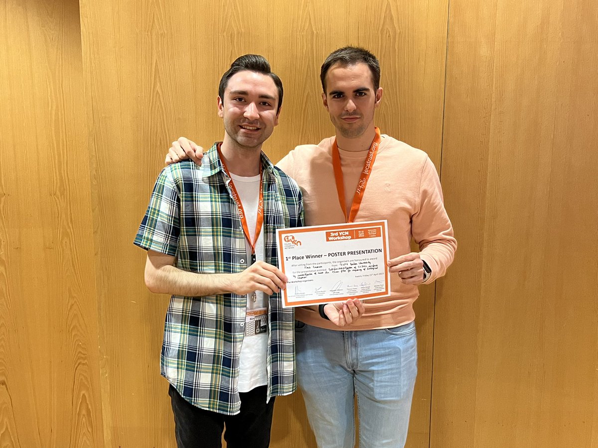 ghi_rwth's tweet photo. Congratulations Nima @Nima4amu! We are really proud that you won the 1st prize 🥇 of the poster presentation of the @YoungCeramists! Have a great celebration during the weekend 😎 https://t.co/GIXCcGUimQ