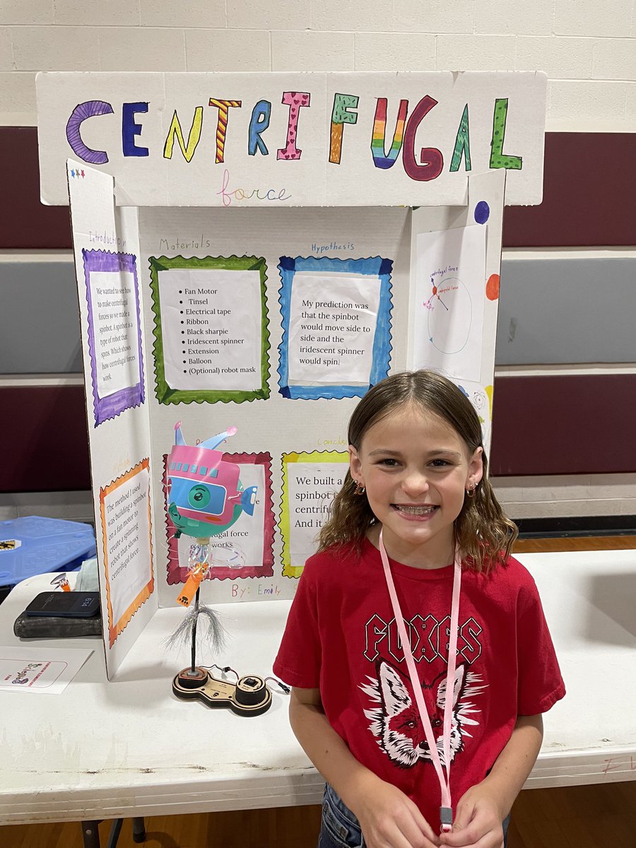 MrsHowardFV's tweet photo. So proud of these Fairview Foxes 🦊 for participating in this year’s science fair! 🔬💡🤖🦎@FCASD #FCProud https://t.co/WqVv4WDUiA